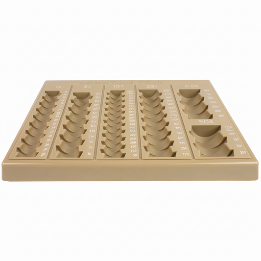 6-Denomination Self-Counting Coin Tray
