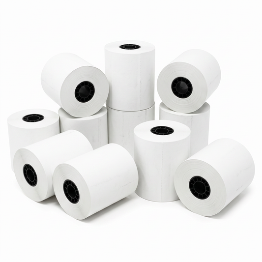 Currency Counter Thermal Printer Paper – 2.25" x 165' – 50 Roll Case